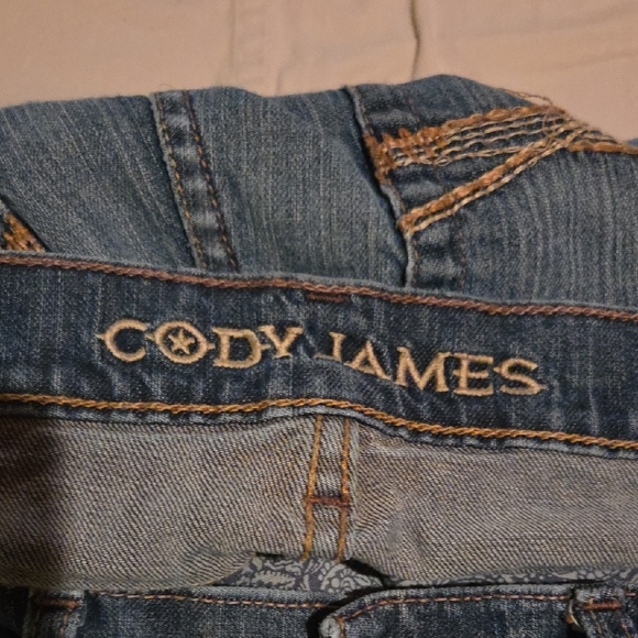 Cool Blue Relaxed Fit Jeans for Men - Picture 2 of 3